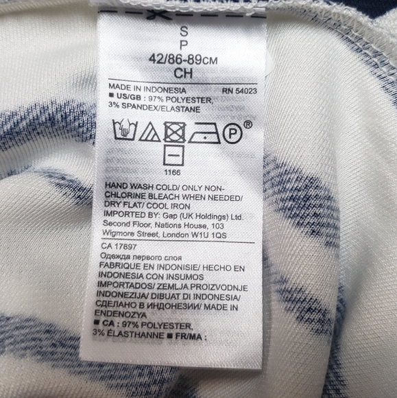 Banana republic tank top, size small, black and white - Picture 5 of 5